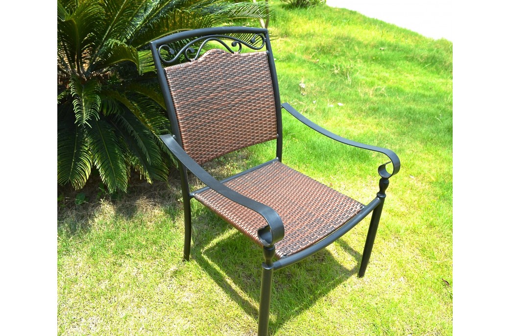 Chaise En Fer Forgé: Mobilier De Jardin Fer Forgé - Haute Qualité